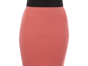 Lipsy coral pencil skirt