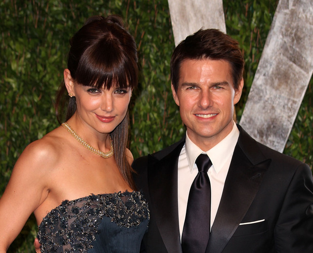 Katie Holmes and Tom Cruise 2012 Vanity Fair Oscar Party at Sunset Tower Hotel - Arrivals West Hollywood, California - 26.02.12 Mandatory Credit: Brian To/WENN.com