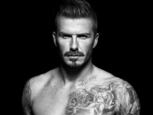 David Beckham poses in his underwear for H&M.