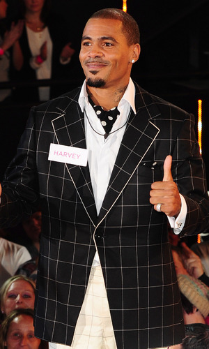 MC Harvey enters the Celebrity Big Brother house