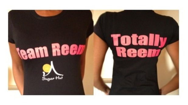 Team Reem T-shirts in Sugar Hut