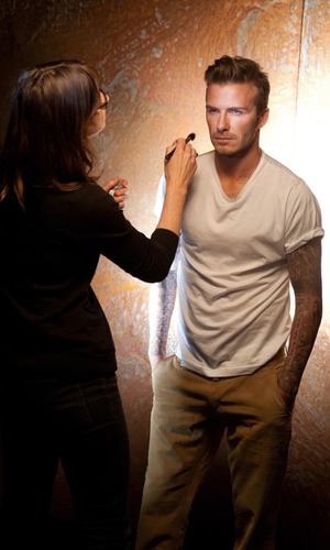 David Beckham posts photos on Facebook