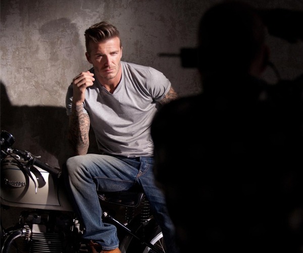 David Beckham posts photos on Facebook