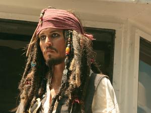 Captain Jack Sparrow Johnny Depp in Pirates of the Carribean