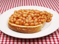 Baked beans on toast
