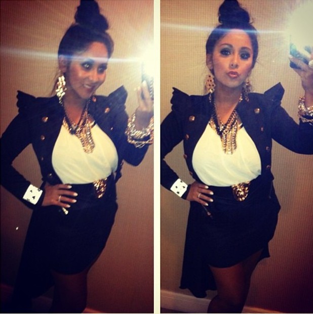 Snooki shows off trim figure after giving birth eight weeks ago pics