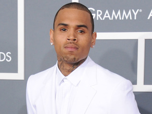 Chris Brown arrives at the Grammys