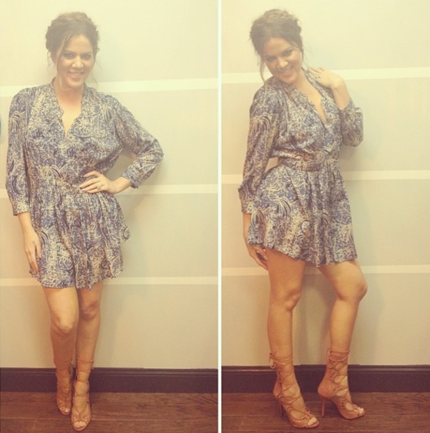 Khloe Kardashian with braids in her hair, Twitter/Instagram, 29th March 2013