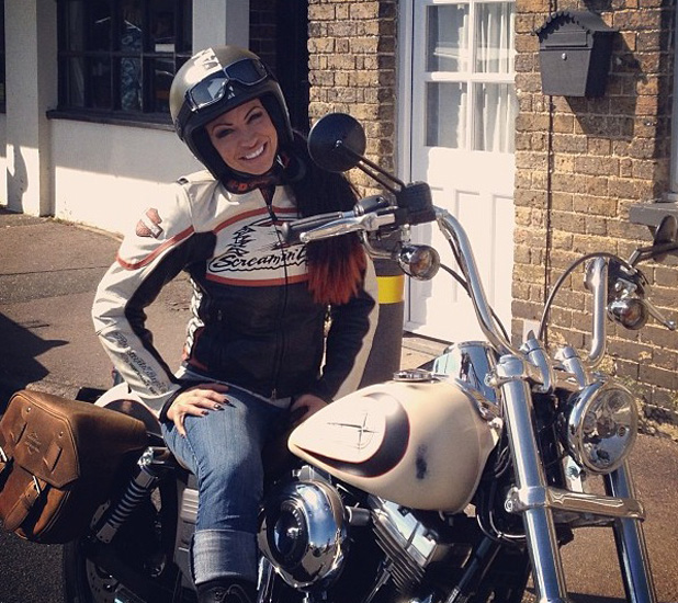 Jodie Marsh Unleashes Her Inner Biker Chick On New Harley Davidson Celebrity News News Reveal 5484