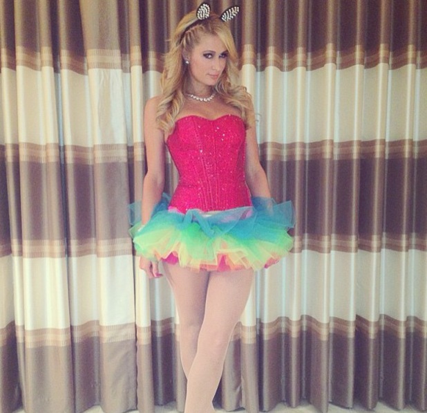 Paris Hilton wears tutu for Electric Daisy Carnival - June 2013