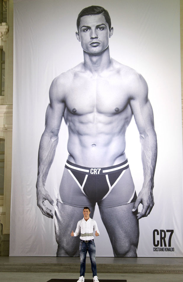 Cristiano Ronaldo launches his CR7 by Cristiano Ronaldo Underwear range, Madrid, Spain - 31 Oct 2013