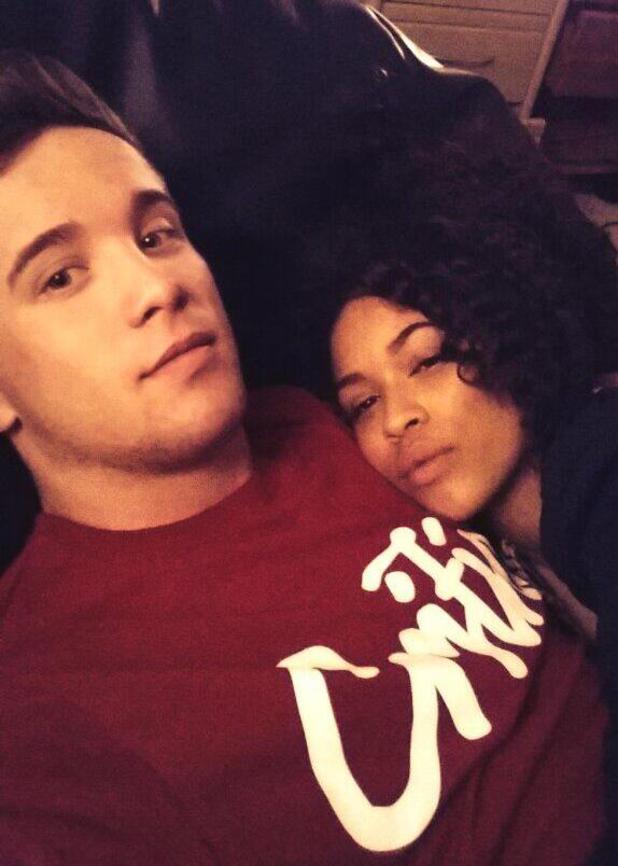 X Factor Couple Sam Callahan And Tamera Foster Pose For A Samera Selfie Celebrity News News