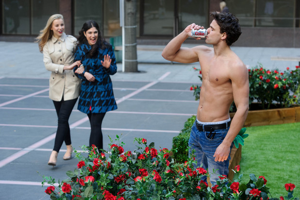 20 Diet Coke Hunks Strip Off And Bare Their Chests To Mow London Lawn Lifestyle News Reveal