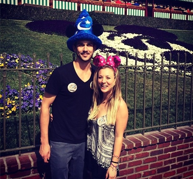 Kaley Cuoco and Ryan Sweeting enjoy "mini honeymoon" at Disneyland