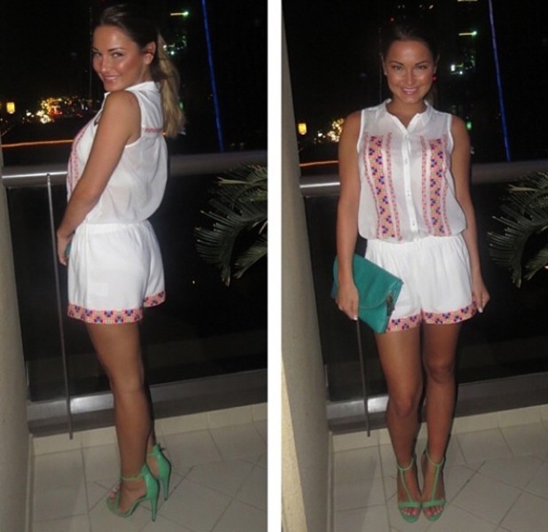 TOWIE's Sam Faiers shows off a cute holiday outfit in Dubai! - Fashion