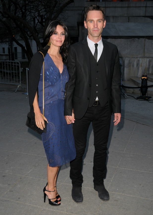 Courteney Cox supported by boyfriend Johnny McDaid at Tribeca