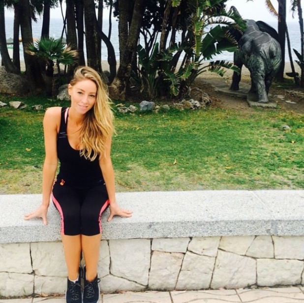 TOWIE's Lauren Pope shrugs off the Marbs cloud and goes for a run