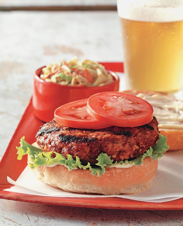 Sizzling Bbq Recipe Pork And Chorizo Burgers With Lime And Jalapeno Slaw Lifestyle Recipes Reveal 8732