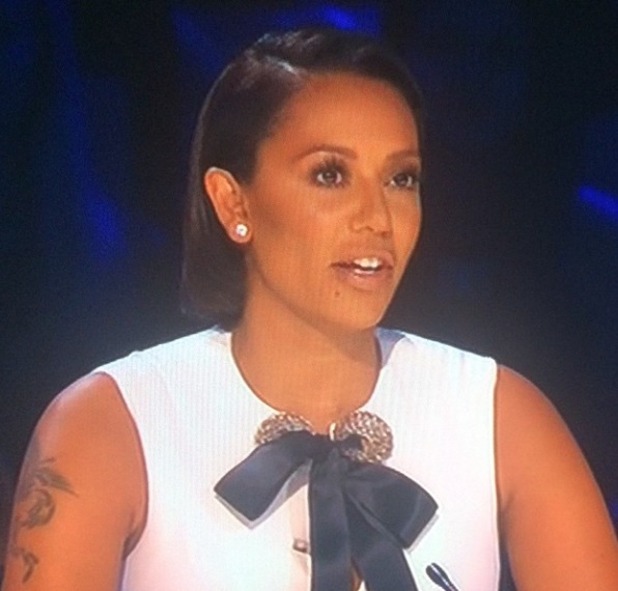 X Factor Judge Mel B Rocks A Bargain £5 Lipgloss On First Live Show Beauty News Reveal