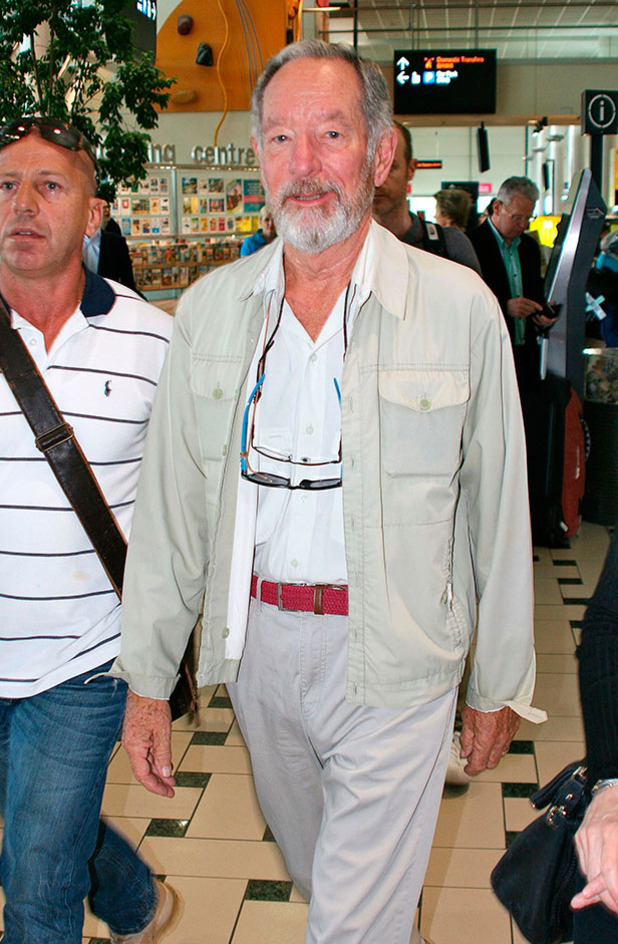 I&rsquo;m A Celebrity 2014 airport arrivals: Michael Buerk - I&rsquo;m A Celebrity