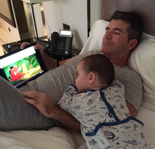 Simon Cowell Plays Doting Dad While Spending Time With Son Eric ...