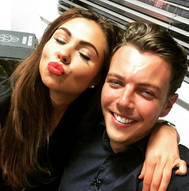 TOWIE's Fran Parman and James 'Diags' Bennewith pose for cute selfie - October 2015.