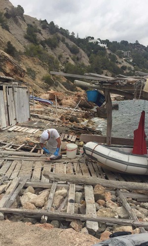 Fisherman in Ibiza 27th July 2016