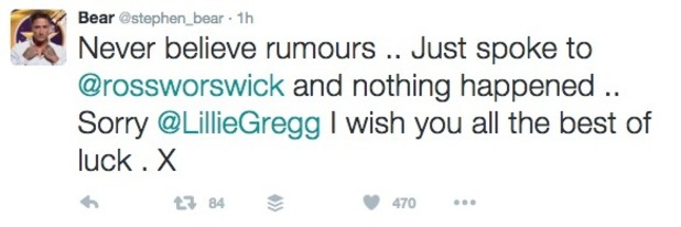Bear publicly apologised to ex-girlfriend Lillie after accusing her of 'cheating'
31 August