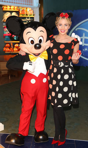 Lydia Bright, Little Mix's Perrie and Miley Cyrus wear Mickey Mouse ...