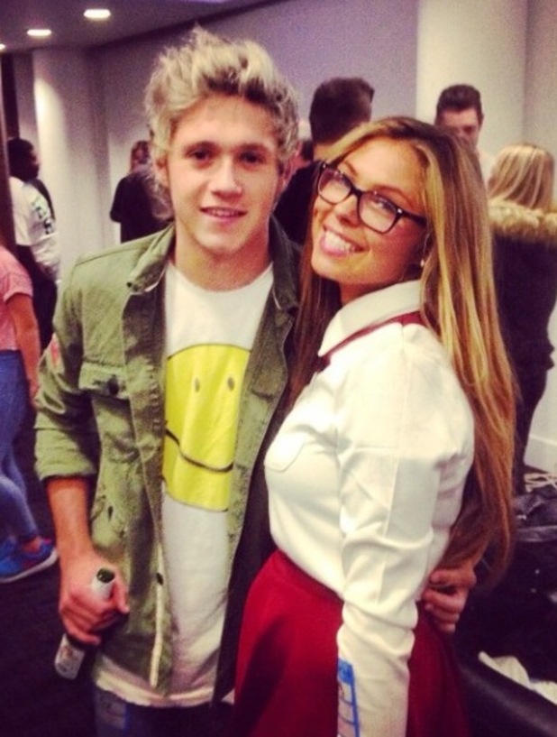 TOWIE's Fran Parman hangs out with Niall Horan at Ed Sheeran concert ...