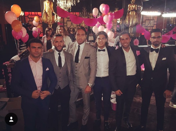 TOWIE's Lockie, Pete Wicks and Chris Clark look suave with new boys ...